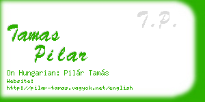 tamas pilar business card